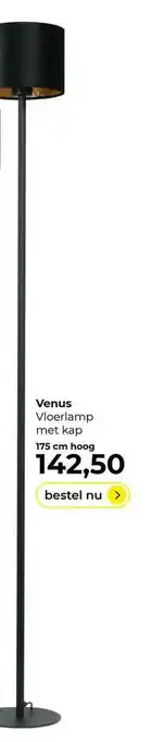 Lampidee Venus vloerlamp met kap aanbieding