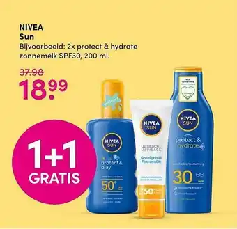 DA Nivea sun 200 ml aanbieding