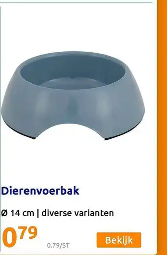 Action Dierenvoerbak Ø 14 cm aanbieding