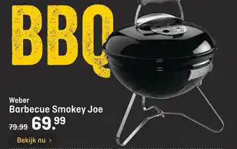 Hubo Weber barbecue smokey joe aanbieding