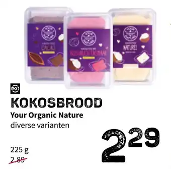 Ekoplaza Kokosbrood 225g aanbieding