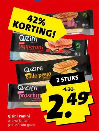 Boni Qizini panini 160-180 gram aanbieding