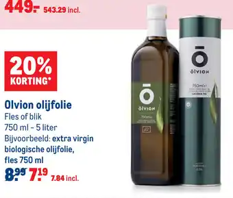 Makro Olivion Olijfolie 750ml-5L aanbieding