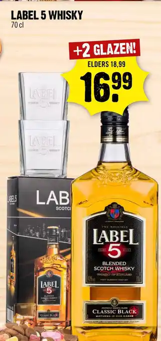 Dirck 3 Label 5 whisky aanbieding