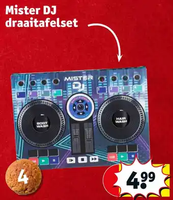 Kruidvat Mister djgh draaitafelset aanbieding