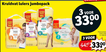 Kruidvat Kruidvat luiers jumbopack aanbieding