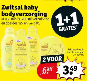 Kruidvat Zwitsal baby bodyverzorging aanbieding