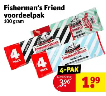 Kruidvat Fisherman's friend voordeelpak aanbieding