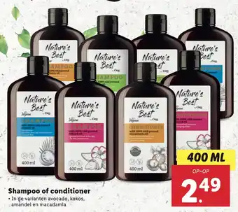 Lidl Shampoo of conditioner aanbieding