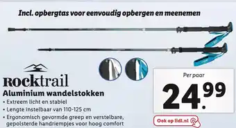 Lidl Aluminium wandelstokken aanbieding