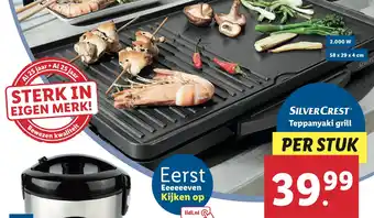 Lidl Silvercrestⓡ teppanyaki grill aanbieding