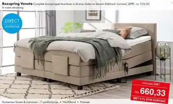 Woonsquare Boxspring veneto aanbieding