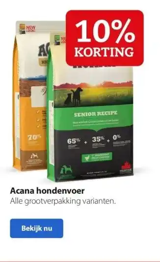 Boerenbond Acana hondenvoer aanbieding