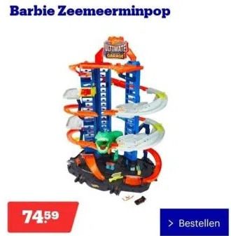 Bol.com Barbie zeemeerminpop aanbieding