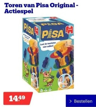 Bol.com Toren van pisa original - actiespel aanbieding