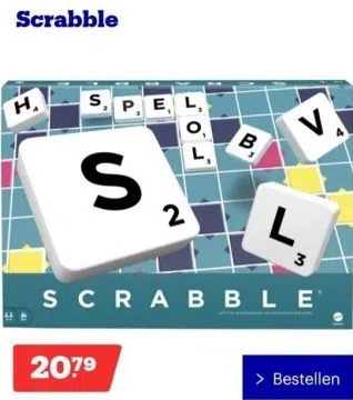 Bol.com Scrabble aanbieding