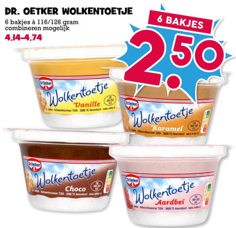Boon`s Markt Dr. oetker wolkentoetje aanbieding