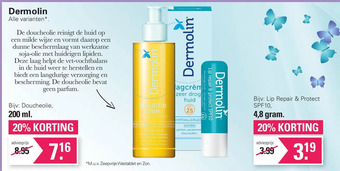 De Online Drogist Dermolin aanbieding
