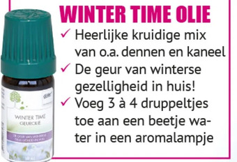 Gezond & Wel Winter time olie aanbieding