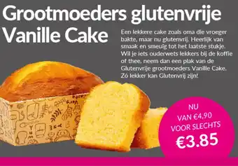 Gezond & Wel Grootmoeders vanille cake aanbieding