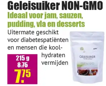 Gezond & Wel Geleisuiker non-gmo ideaal voor jam, sauzen, pudding, vla en desserts aanbieding