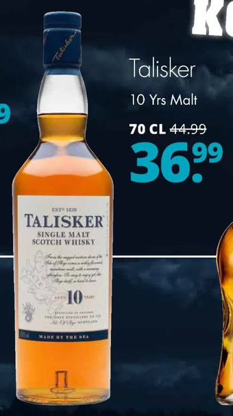 Mitra Talisker 10 yrs malt aanbieding