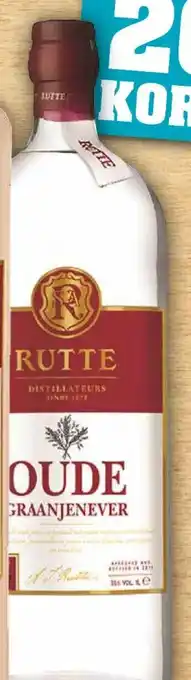 Mitra Rutte oude jenever aanbieding