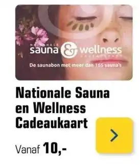 Primera Nationale sauna en wellness cadeaukaart aanbieding