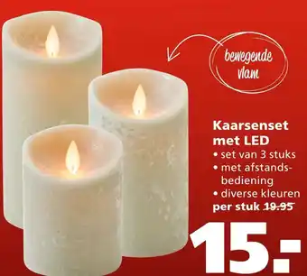 Ranzijn Kaarsenset met led aanbieding