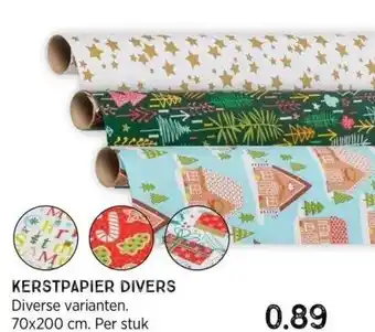 Xenos Kerstpapier divers aanbieding