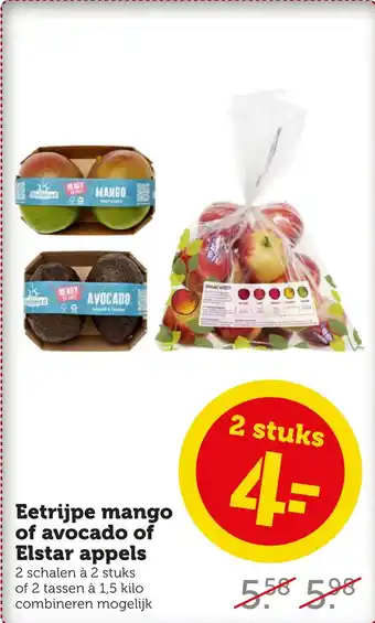 Coop Eetrijpe mango of avocado of elstar appels aanbieding