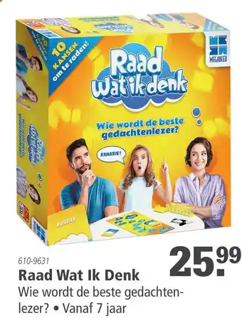 Toys2Play Raad wat ik denk aanbieding