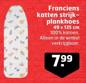 Trekpleister Franciens katten strijkplankhoes aanbieding