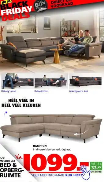 Seats and Sofas Hampton aanbieding