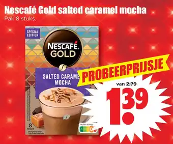 Dirk Nescafé gold salted caramel mocha aanbieding