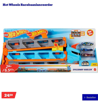 Bol.com Hot wheels racebaanlanceerder aanbieding