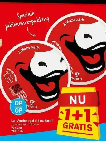 Hoogvliet La vache qui rit naturel aanbieding