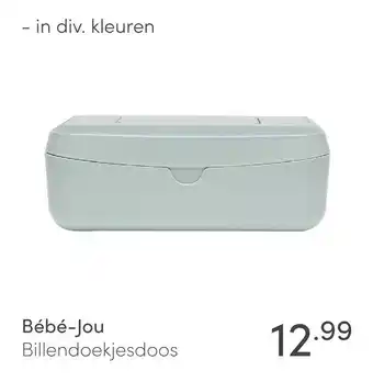 Baby & Tiener Bébé-Jou Billendoekjesdoos aanbieding