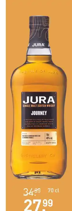 Gall & Gall Jura Journey 70CL Whisky aanbieding