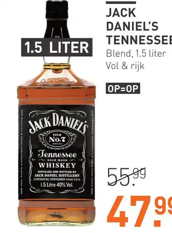 Gall & Gall Jack Daniels Tennessee 150CL Whisky aanbieding