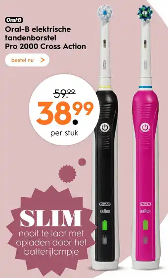 Blokker Oral-B elektrische tandenborstel aanbieding