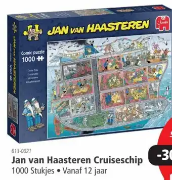 Marskramer Jan van Haasteren Cruiseschip 1000 Stukjes aanbieding