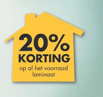 Bouwhof op al het voorraad laminaat aanbieding