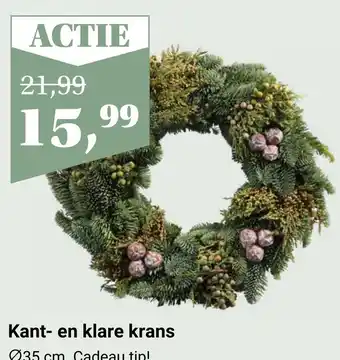 Tuincentrum Osdorp Kant- en klare krans aanbieding