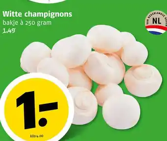 Poiesz Witte champignons aanbieding