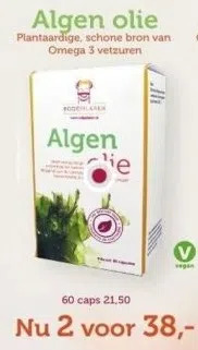 De Rode Pilaren Algen olie aanbieding