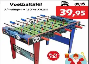 iTEK Voetbaltafel aanbieding