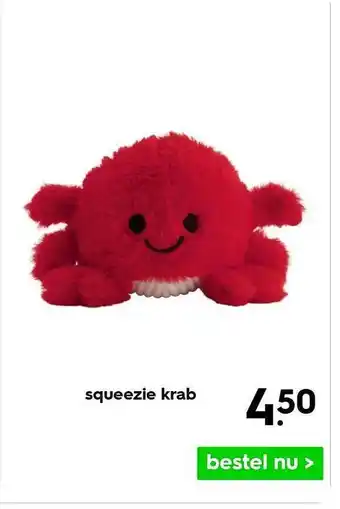 HEMA Squeezie krab aanbieding