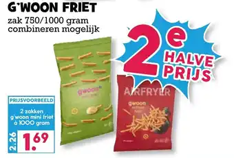 Boon`s Markt G'woon friet 2 st aanbieding