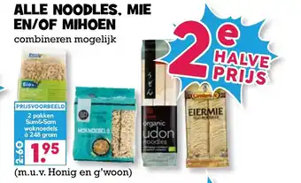 Boon`s Markt Alle noodles, mie en/of mohoen 2 st aanbieding